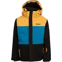 Dlx - "Garcia" Skijacke für Kinder TP6105 (128) (Schwarz/Gelb/Blau)