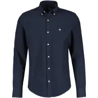 Lerros Langarmhemd "Herrenhemd im Oxfordstyle aus Baumwolle mit Stretchanteil", Herren, Gr. S, Normalgrößen, classic navy, 98% Baumwolle, 2% Elasthan, Hemden Langarmhemd