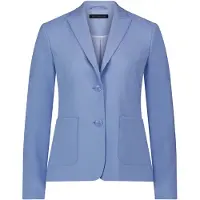 Betty Barclay Jackenblazer "Blazer-Jacke langarm", Damen, Gr. 48, blau (infinity), Blazer Jackenblazer