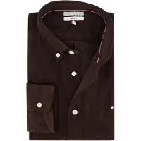 Tommy Hilfiger Corduroy Hemd Braun