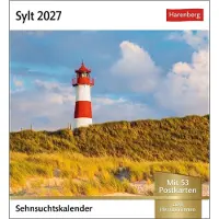 Merkloos Wochenkalender 2027 – Sylt mit 53 Postkarten