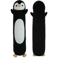 Merkloos Kuscheltier Pinguin - Weiches Plüsch - 60 cm - Schwarz