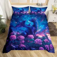 OEM Bettwäscheset Western Dragon King, 3-teilig, King, Polyester