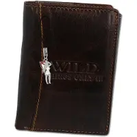 Wild Things Only Leder braun Portemonnaie Damen Herren D3OPJ113N