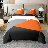 OEM Baumwoll-Bettwäsche-Set Doppelbett 200x200 cm, geometrisches Design