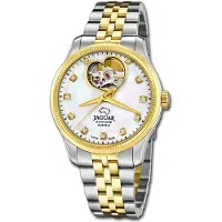 Jaguar Coeur Damen Uhr Analog Armbanduhr Edelstahl silber gold Elegant D3UJ995/1