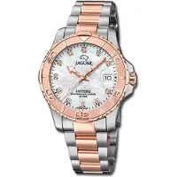 Jaguar Pro Diver Damen Uhr Analog Edelstahl silber rosegold Luxus D3UJ871/5