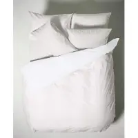 OEM Bettwäsche-Set 100% Perkal-Baumwolle, weiß, 260x240 cm
