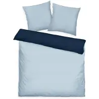 OEM Bettwäsche-Set 2-tlg. 80x80 + 200x220 cm, Baumwolle/Satin, Wendemotiv