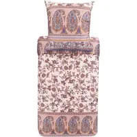 OEM Bettwäsche-Set 155x220 cm + 1 Kissenbezug 80x80 cm, Gelb