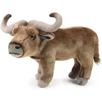Merkloos Pluche Buffel – Stehend – 28 cm – Braun
