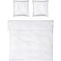 OEM Bettwäsche-Set 200x200 cm + 2x80x80 cm, Baumwolle, weiß/champagner