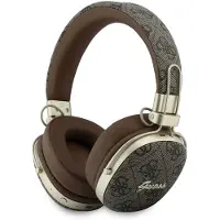GUESS 4G Metal Logo Max Headphones Over Ear Bluetooth Kopfhörer Braun