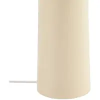 LINDBY Stehleuchte Lotte, 150 cm, beige, Metall, Textil, E27
