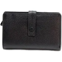 DrachenLeder Florence Geldbörse Portemonnaie Damen Leder schwarz 15x10x3cm D3OPF104S1