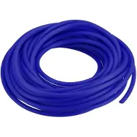 OEM Gummischlauch 5 m, 2 mm Ø, 1 mm Loch, hohl, für DIY-Schmuck