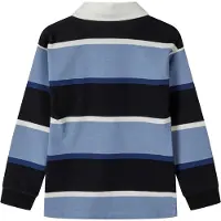 MINOTI - Poloshirt für Jungen, Rugby-Stil MN197 (158-164) (Blau)