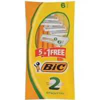 BIC Set 20 2 Bilama Sensitive 5 Grün Rasiermesser Gesicht und Körper