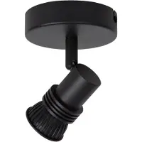 Lucide KIANTI - Deckenstrahler - Ø 10 cm - 1xGU10 - Schwarz