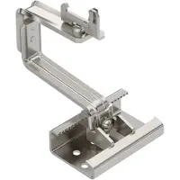 Obo Bettermann OBO 5901410 Dachhaken universal für Schrägdachsystem 140x197x144 Edelstahl, rostfrei A2 1.4301 blank, nachbehandelt DHU A2