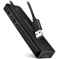 Axagon Hue-c2a Usb-a 5gbps Travel Hub