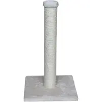 Nobby Bari, Katzenkratzbaum, Freistehend, Weiß, Plüsch, Sisal, 9 cm