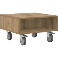 Merkloos Serviertisch mit Rollen aus Holz für den Innenbereich