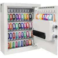 Phoenix Co. KS0032E, Wandtresor, 7,5 l, Weiß, Elektronisch, Stahl, Wand