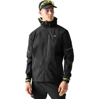 Dare 2b Herren Ultra‑Light Wanderjacke, wasserdichte, atmungsaktive und winddichte Shelljacke – Schwarz