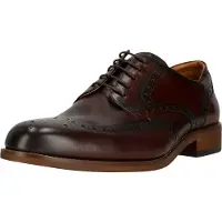 Clarks Businessschuhe CraftRemi Tip mit profilierter Laufsohle 5281 Brown Leather 41