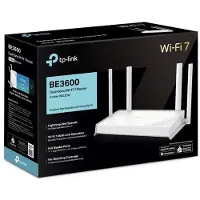 TP-LINK Archer BE220W, Wi-Fi 7 (802.11be), Dual-Band (2,4 GHz/5 GHz), Ethernet/LAN, Weiß, Tabletop-Router