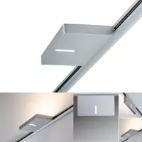 Paulmann 4er Set - URail Spot Uplight Case 16W Chrom matt 230V Metall