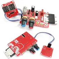 Gistuch 100A Punktschweißgerät-Steuerplatine, einstellbare Zeit, aktuelle Digitalanzeige, Schweißer-Transformator-Controller