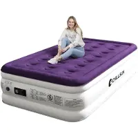 OEM Luftmatratze mit Pumpe, 190x100x40 cm, für Camping & Gäste