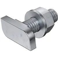 Obo Bettermann OBO 1148024 Hammerkopfschraube für Profilschiene CL2712 M6x25mm Stahl Zinklamelle CL27HB M6x25 ZL - 50 Stück