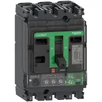 Schneider Electric Electric C10B34V100 Kompaktleistungsschalter ComPacT NSX100B mit Micrologic 4.2 100A, 3P3D 25kA/415V AC