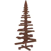 Syfax Holz Weihnachtsbaum KOTKA 120 cm Massives Kiefernholz