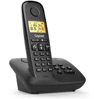 Gigaset Schwarzes dect-schnurlostelefon mit anrufbeantworter BASIC100ANOIR