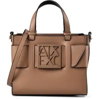 Armani Exchange für Damen. 9426900A874U6186 Susy Tasche mit Logo und abnehmbarem Riemen, braun (OSFA), Lässig, Polyurethan