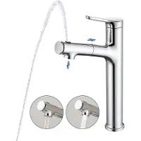 Sonstiges Waschtischarmatur Hoch Ausziehbar mit 3 Brause Chrom