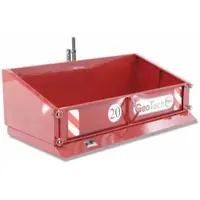 GeoTech Pro Kippbarer Heckcontainer für Traktor TB130 aus Metall - Transportschaufel
