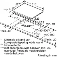 Bosch Serie 8 PXY875DC1E, Schwarz, Integriert, 81 cm, Zonen-Induktionskochfeld, Glaskeramik, 4 Zone(n)