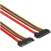 DeLOCK 84919, 0,3 m, SATA III, SATA 22-pin, SATA 22-pin, Männlich/Weiblich, Schwarz, Orange, Rot, Gelb