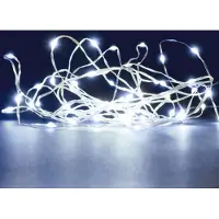 Dripio Micro-LED-Lichterkette 10m, 100 warmweiße LEDs, 8 Modi, Innen/Außen