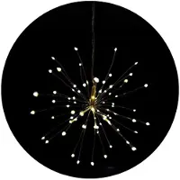 Dripio Lichterkette mit Sternen, 200 LEDs, warmweiß
