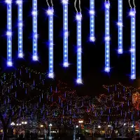 Dripio Regenlichtkette 240 LEDs, 30 cm, 10 Röhren, wasserdicht, Außen