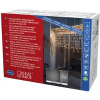 Dripio LED Lichtvorhang 104 warmweiße Dioden gold IP44 24V