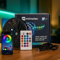 OEM LED-Streifen 5 m, RGB, dimmbar, USB, 24 W, App & Fernbedienung
