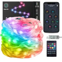 Dripio LED-Lichterkette 200 Farbwechsel 20 m USB-App-Steuerung