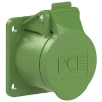 Pce 393-2f9v CEE-Anbausteckdose gerade 54x60mm 32A 3p 24/42VAC 300Hz IP44/IP54 TWIST 3932f9v